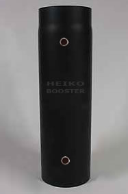 Der Heiko-Booster kann senkrecht, waagerecht aber auch schrg installiert werden. Der Wirkungsgrad bleibt gleich.